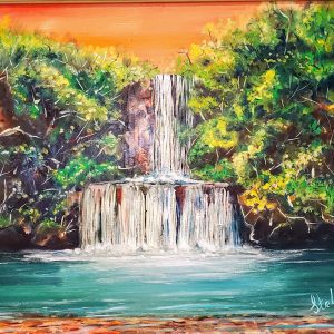 002 Colorful Waterfall