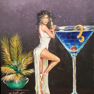 068 Blue Martini Girl