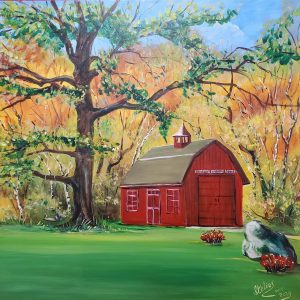 106 Farm Landscape with Barn