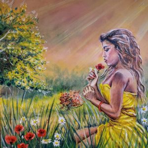 053 Picking Flowers