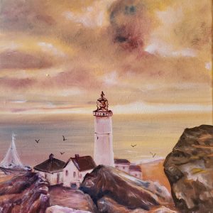 019 Lighthouse On The Rocks