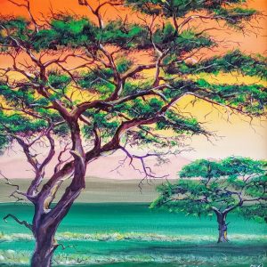 208 Grazing under the Acacia Tree