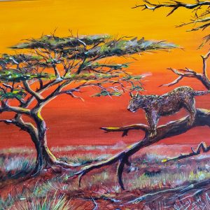 209 Hunting at sunset