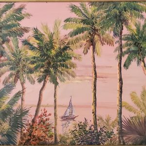 158 Palm Tree Sunset