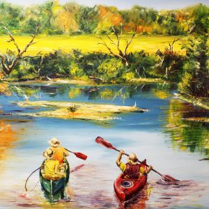 202 Canoeing in the river