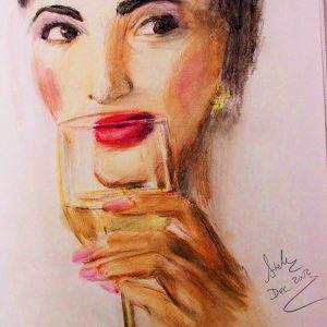 329 Glass of white Wine