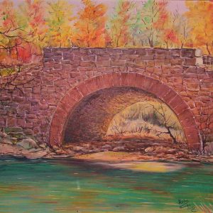 340 The old bridge in farmington
