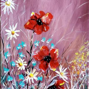 402 Poppies in the field