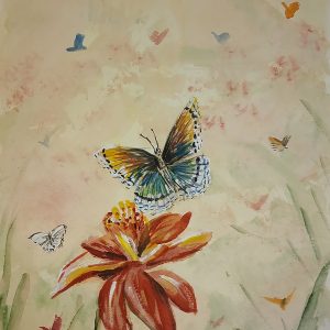 548 Butterfly landing