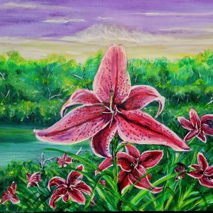 659 Flowers by the river