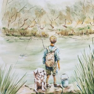 715 Fishing in the marsh