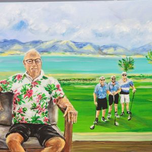 717 Grandpa and the three grandkids